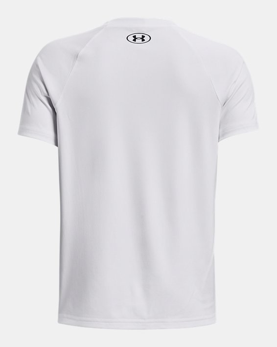 Camiseta Manga Corta UA Tech™ Hybrid Print Fill para Niño, White, pdpMainDesktop image number 1